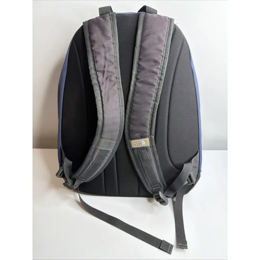 The North Face Modem Backpack Laptop School Travel Gray/Green Adjustable Straps